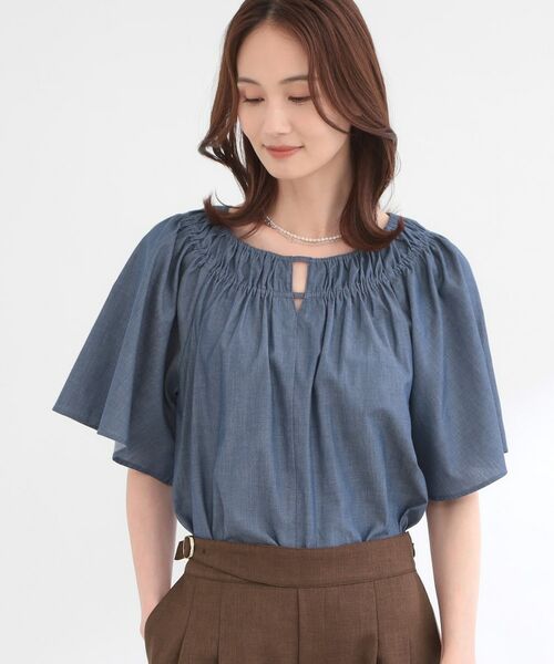 Reflect / リフレクト シャツ・ブラウス | ネックギャザーデザインブラウス | 詳細2