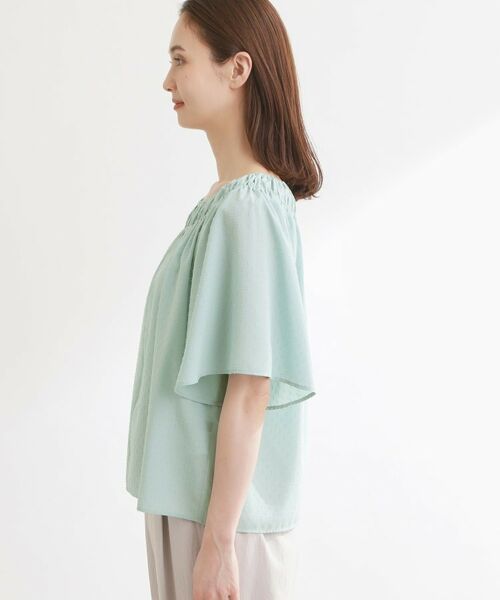 Reflect / リフレクト シャツ・ブラウス | ネックギャザーデザインブラウス | 詳細20