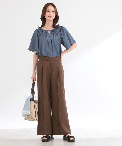 Reflect / リフレクト シャツ・ブラウス | ネックギャザーデザインブラウス | 詳細3