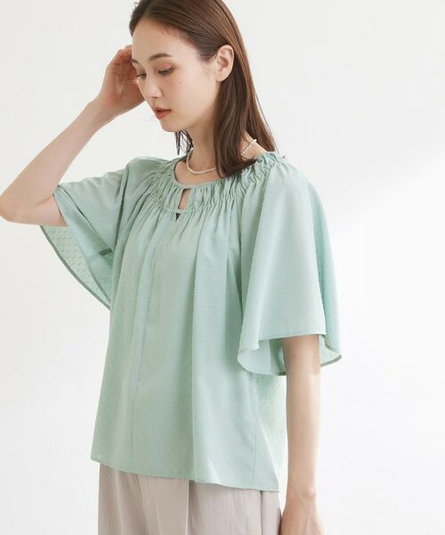 Reflect / リフレクト シャツ・ブラウス | ネックギャザーデザインブラウス | 詳細6