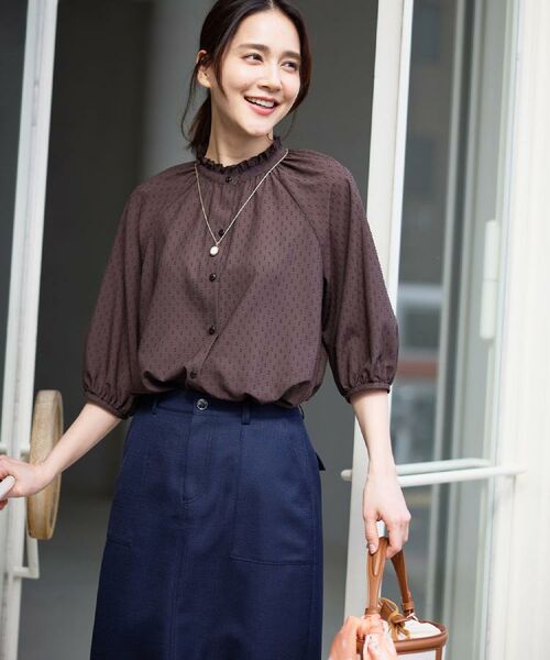 Reflect / リフレクト シャツ・ブラウス | フロントボタンデザインブラウス | 詳細1