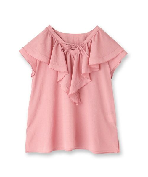 Reflect / リフレクト シャツ・ブラウス | 【通気性あり／涼しい／マシンウォッシャブル】フリルディテールブラウス | 詳細17