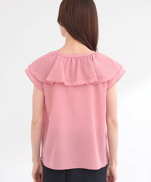 Reflect / リフレクト シャツ・ブラウス | 【通気性あり／涼しい／マシンウォッシャブル】フリルディテールブラウス | 詳細20