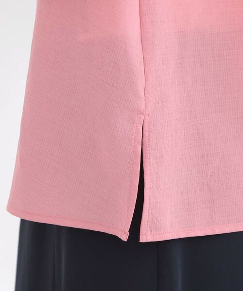 Reflect / リフレクト シャツ・ブラウス | 【通気性あり／涼しい／マシンウォッシャブル】フリルディテールブラウス | 詳細23