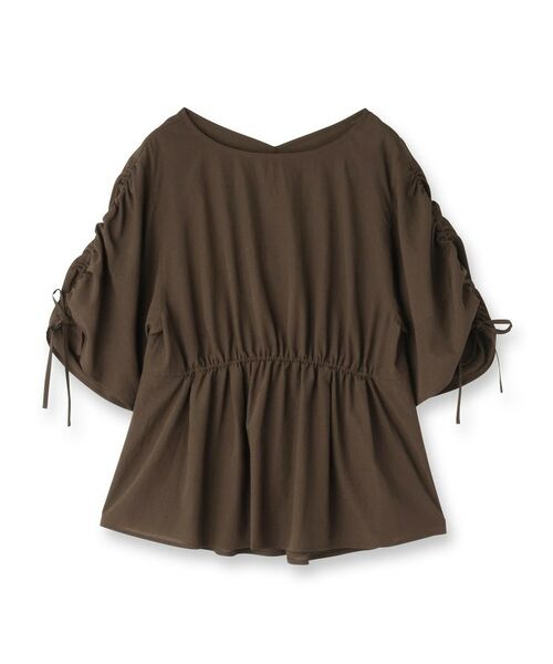 Reflect / リフレクト シャツ・ブラウス | 【通気性あり／涼しい／マシンウォッシャブル】ウエストギャザーブラウス | 詳細13