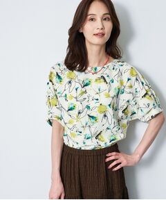 Reflect / リフレクト シャツ・ブラウス | 【セットアップ可】ボタニカル調プリントブラウス