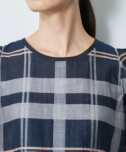Reflect / リフレクト シャツ・ブラウス | 【手洗い可】チェック柄パフスリーブブラウス | 詳細16