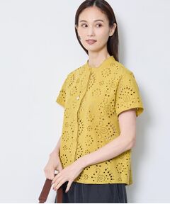 Reflect / リフレクト シャツ・ブラウス | 【通勤◎】カットワーク刺繍レース シャツブラウス