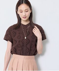 Reflect / リフレクト シャツ・ブラウス | 【通勤◎】カットワーク刺繍レース シャツブラウス