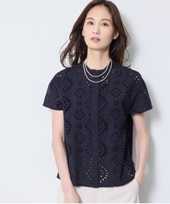 Reflect / リフレクト シャツ・ブラウス | 【通勤◎】カットワーク刺繍レース シャツブラウス