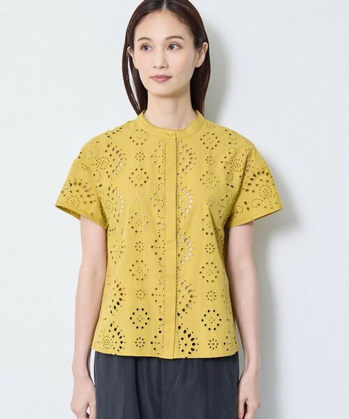 Reflect / リフレクト シャツ・ブラウス | 【通勤◎】カットワーク刺繍レース シャツブラウス | 詳細17