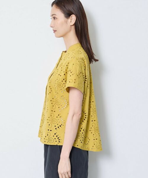 Reflect / リフレクト シャツ・ブラウス | 【通勤◎】カットワーク刺繍レース シャツブラウス | 詳細18