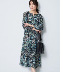 Reflect / リフレクト ロング・マキシ丈ワンピース | フラワープリント フェミニンワンピース