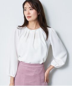 Reflect / リフレクト シャツ・ブラウス | 【通勤／セレモニー】パール調ボタンブラウス