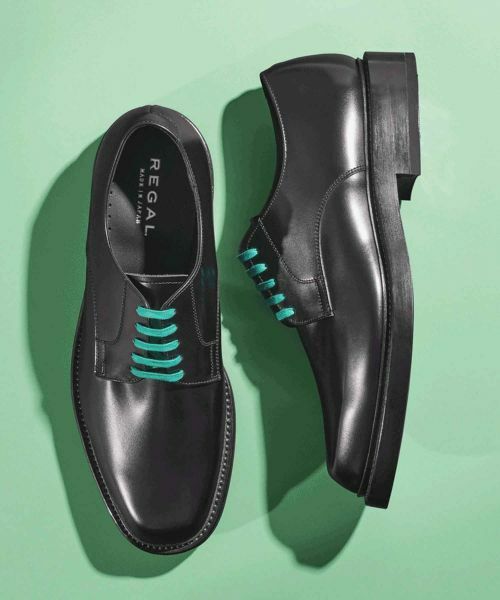 REGAL / リーガル ビジネス・ドレスシューズ | リーガル 04FL プレーントウ ブラック ビジネスシューズ | 詳細1