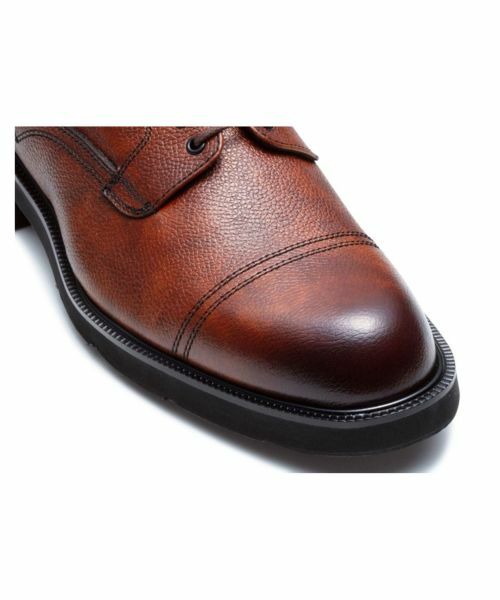 ブライス　ストレートチップブーツ　ナチュラル No.1301 ロングノーズ ストレートチップ 6cm ヒールアップ 本革