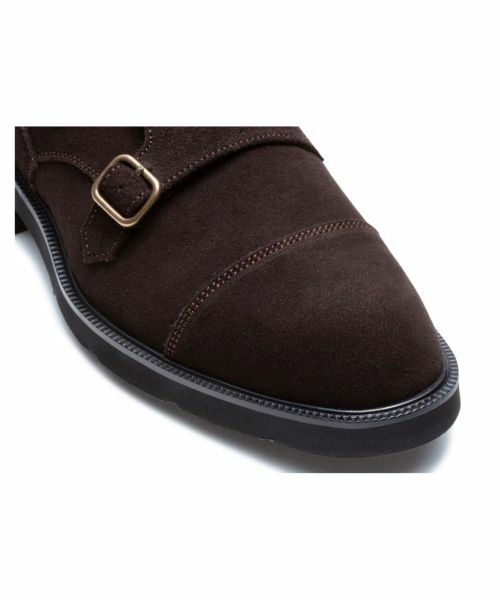 REGAL / リーガル ビジネス・ドレスシューズ | リーガル 37HL ダブルモンク GORE-TEX ダークブラウン ビジネスシューズ | 詳細7