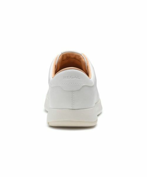 REGAL 57BL レースアップレザースニーカー ホワイト スニーカー