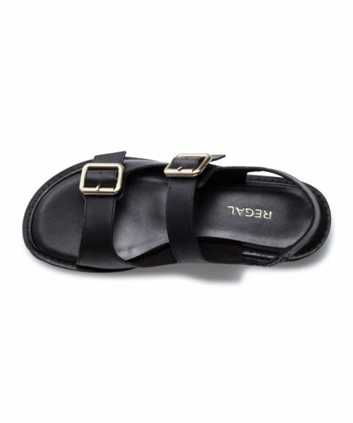 REGAL / リーガル サンダル | リーガル F28R ダブルバックルサンダル ブラック サンダル | 詳細2