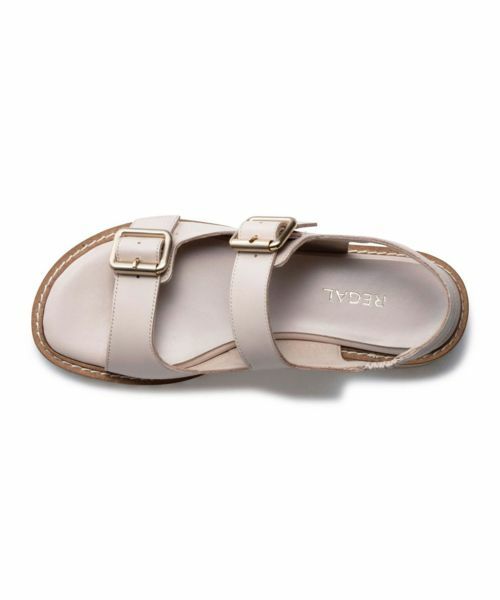 REGAL / リーガル サンダル | リーガル F28R ダブルバックルサンダル アイボリー サンダル | 詳細2