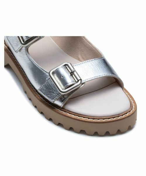 REGAL / リーガル サンダル | リーガル F28R ダブルバックルサンダル シルバー サンダル | 詳細6