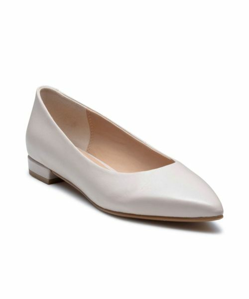 REGAL / リーガル フラットシューズ | リーガル F37R ポインテッドトウフラットシューズ アイボリー フラットシューズ | 詳細1