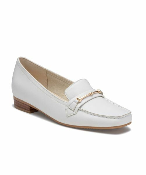 REGAL / リーガル フラットシューズ | リーガル F60N ビット付きモカシンシューズ アイボリー フラットシューズ | 詳細1