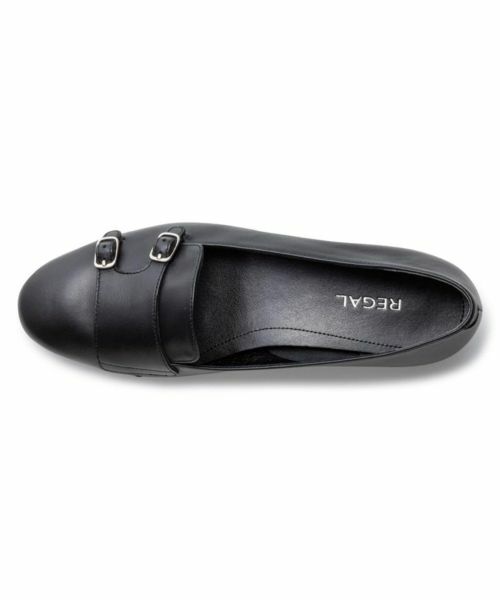 REGAL / リーガル フラットシューズ | リーガル F56R ダブルモンクフラットシューズ ブラック フラットシューズ | 詳細2