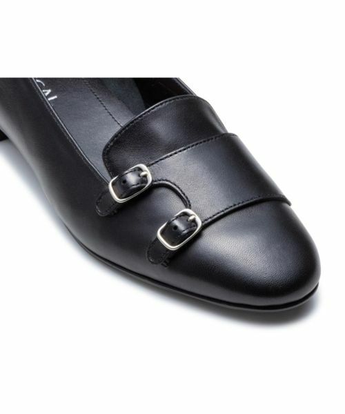REGAL / リーガル フラットシューズ | リーガル F56R ダブルモンクフラットシューズ ブラック フラットシューズ | 詳細6