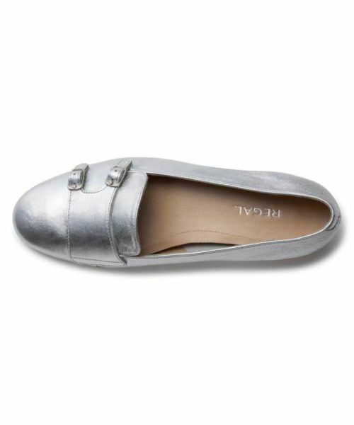 REGAL / リーガル フラットシューズ | リーガル F56R ダブルモンクフラットシューズ シルバー フラットシューズ | 詳細2