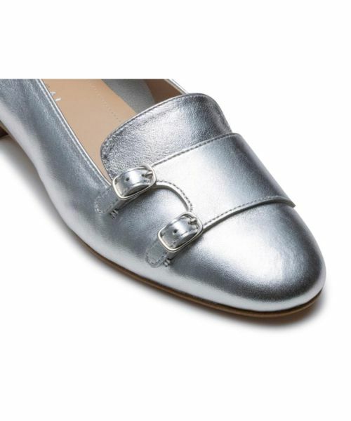 REGAL / リーガル フラットシューズ | リーガル F56R ダブルモンクフラットシューズ シルバー フラットシューズ | 詳細6