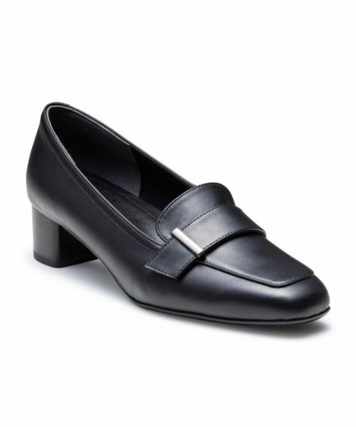 REGAL / リーガル パンプス | リーガル F57R 晴雨兼用ヒールローファー ブラック パンプス | 詳細1