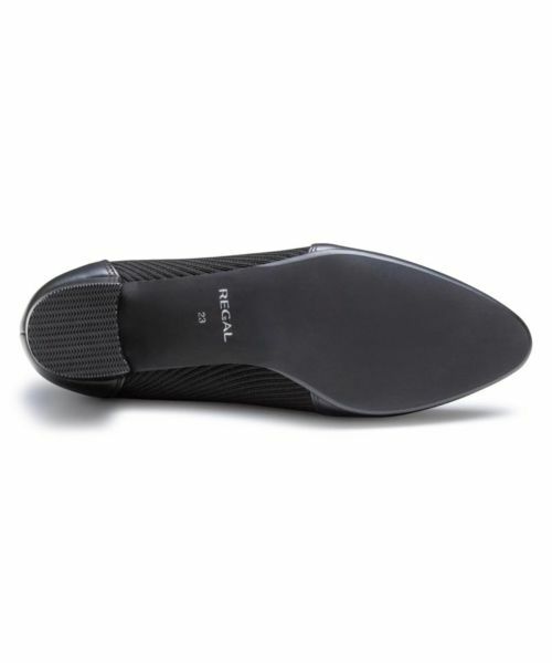 REGAL / リーガル パンプス | リーガル F59R ニットシューティー ブラック パンプス | 詳細5