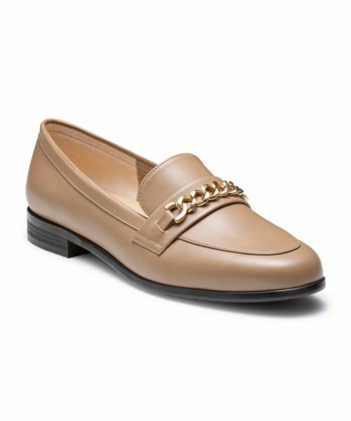 REGAL / リーガル フラットシューズ | リーガル F60R 晴雨兼用チェーンローファー ベージュ フラットシューズ | 詳細1