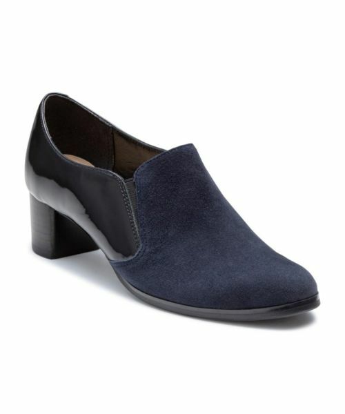 REGAL / リーガル パンプス | リーガル F65R シューティー ネイビーブラック パンプス | 詳細1