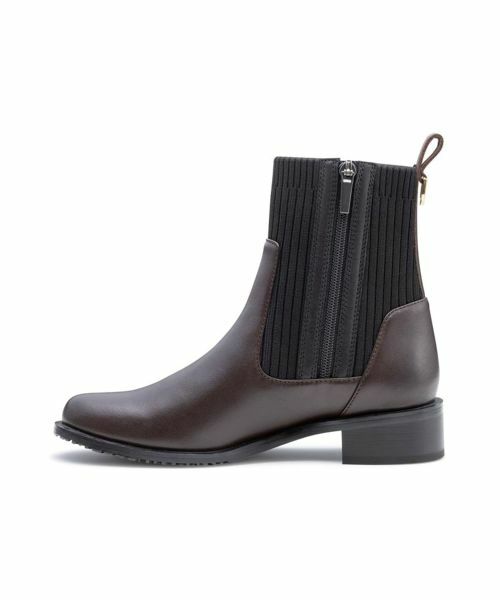 REGAL / リーガル ブーツ（ショート丈） | リーガル F76R ニットブーツ ダークブラウン ブーツ | 詳細3