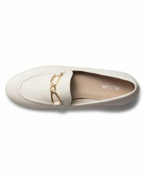 REGAL / リーガル フラットシューズ | REGAL F64R ビットローファー アイボリー カジュアルシューズ | 詳細2