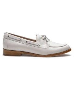 REGAL / リーガル フラットシューズ | REGAL F83R デッキタイプローファー アイボリー カジュアルシューズ