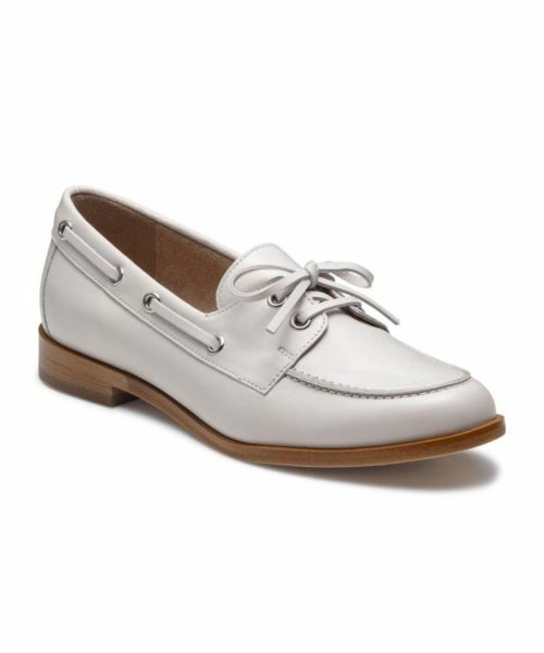 REGAL / リーガル フラットシューズ | REGAL F83R デッキタイプローファー アイボリー カジュアルシューズ | 詳細1