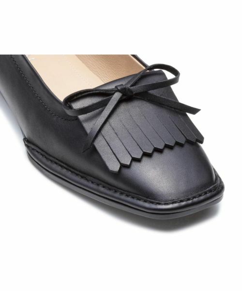 REGAL / リーガル フラットシューズ | REGAL F85R キルトフラットシューズ ブラック フラットシューズ | 詳細6