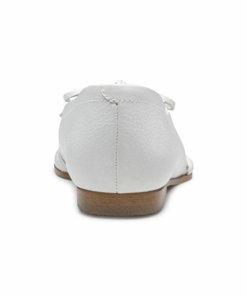 REGAL / リーガル フラットシューズ | REGAL F85R キルトフラットシューズ ホワイト フラットシューズ | 詳細4