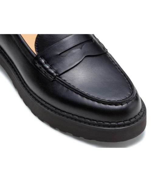 REGAL / リーガル フラットシューズ | REGAL F33R ラギットソールローファー ブラック カジュアルシューズ | 詳細6