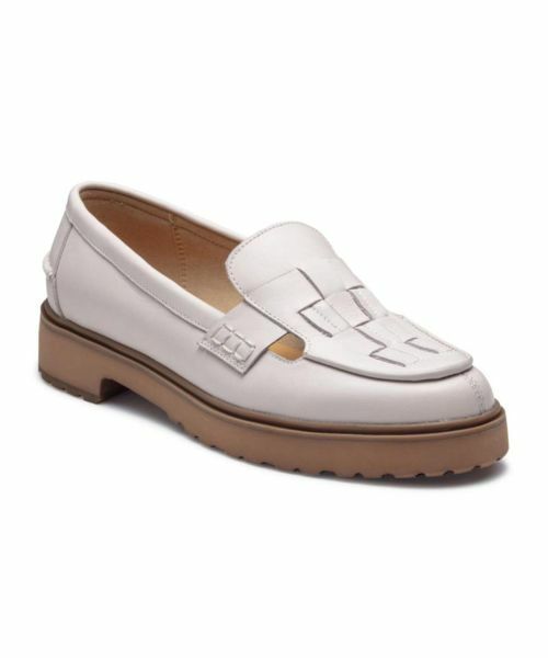 REGAL / リーガル フラットシューズ | REGAL F80R イントレチャートローファー アイボリー カジュアルシューズ | 詳細1