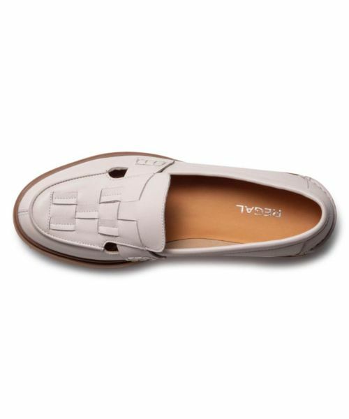 REGAL / リーガル フラットシューズ | REGAL F80R イントレチャートローファー アイボリー カジュアルシューズ | 詳細2