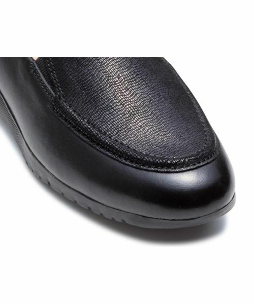 REGAL / リーガル フラットシューズ | REGAL F97R モカスリッポン ブラック カジュアルシューズ | 詳細6