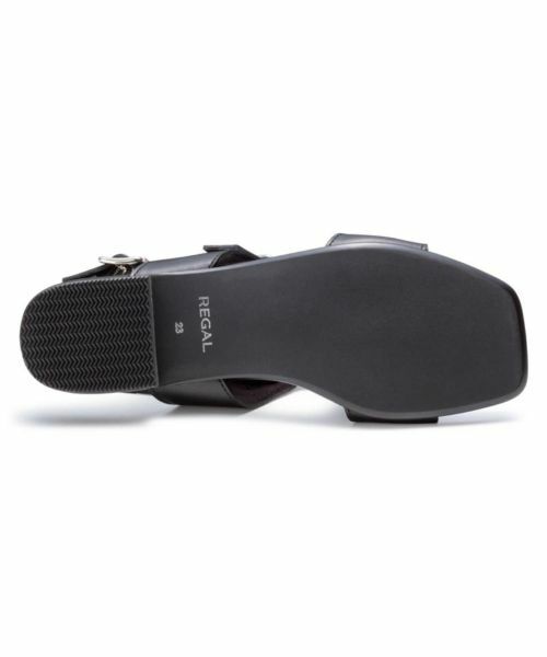 REGAL / リーガル サンダル | REGAL F01S フラットサンダル ブラック サンダル | 詳細5