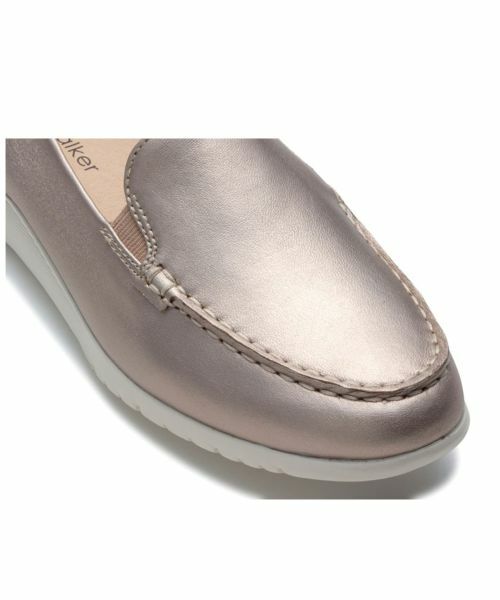 Regal Walker / リーガルウォーカー フラットシューズ | リーガルウォーカー HC63 ヴァンプモカスリッポン ゴールド フラットシューズ | 詳細6