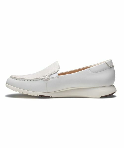 Regal Walker / リーガルウォーカー フラットシューズ | リーガルウォーカー HC63 ヴァンプモカスリッポン アイボリー フラットシューズ | 詳細3