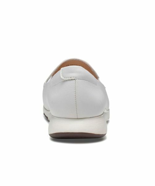 Regal Walker / リーガルウォーカー フラットシューズ | リーガルウォーカー HC63 ヴァンプモカスリッポン アイボリー フラットシューズ | 詳細4