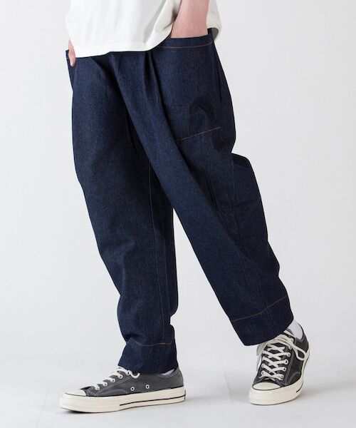 rehacer / レアセル デニムパンツ | rehacer : Bulky Wide Denim Pants / バルキー ワイド デニムパンツ | 詳細15